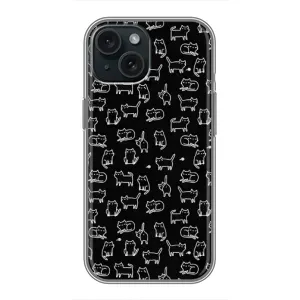 Чохол з принтом для iPhone 14 (AlphaPrint) Модні коти (Маленькі котики)