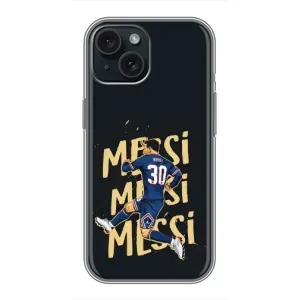 Чохли для iPhone 14 (Leo чемпіон) (AlphaPrint) (Messi ПСЖ)