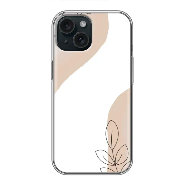 Чехол с принтом «Нюдовая веточка абстракция» для iPhone 14 Чехол с принтом «Нюдовая веточка абстракция» для iPhone 14