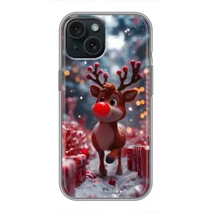Чехол с принтом «Олень среди подарков» для iPhone 14