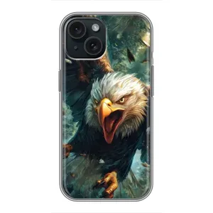 Чохол з картинкою 'Хижаки' для iPhone 14 (Орел у польоті)