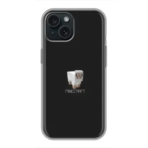 Чохол Майнкрафт на iPhone 14 (AlphaPrint) Minecraft (Овечка Майнкрафт)