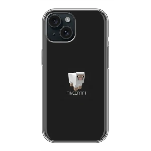 Чехол с принтом «Овечка Майнкрафт» для iPhone 14