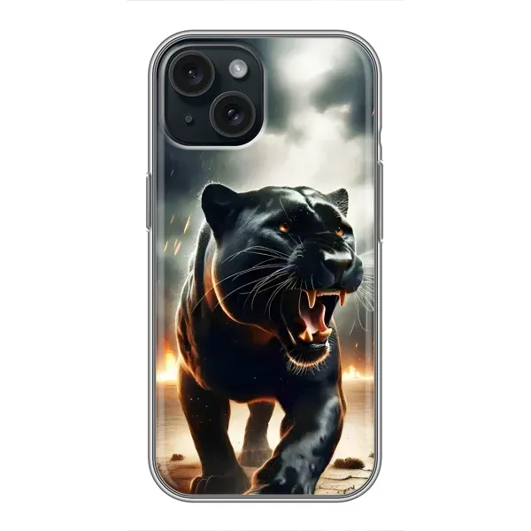 Чохол з принтом «Чорна пантера» для iPhone 14