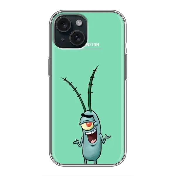 Чехол с принтом «Персонаж Планктон» для iPhone 14