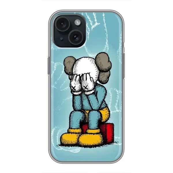 Чехол с принтом «Плач Bearbrick» для iPhone 14