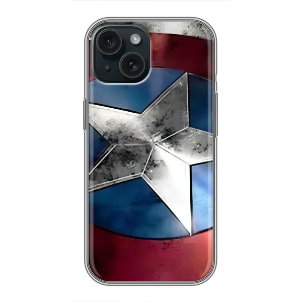 Чехол с принтом «Щит Капитана Америки» для iPhone 14