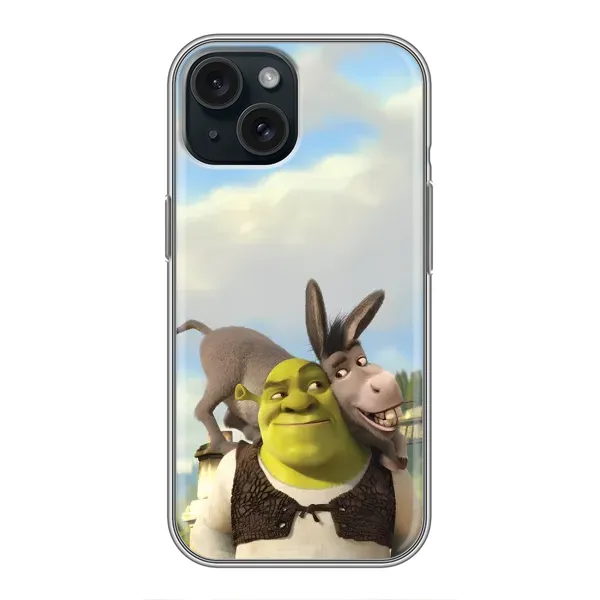 Чохол з принтом «Шрек та Осел» для iPhone 14 Чохол з принтом «Шрек та Осел» для iPhone 14