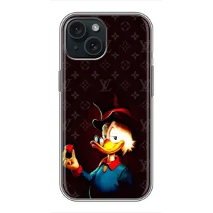 Чехли для iPhone 14 - Скрудж МакДак Louis Vuitton (PREMIUMPrint) (Скрудж з ботліантом)