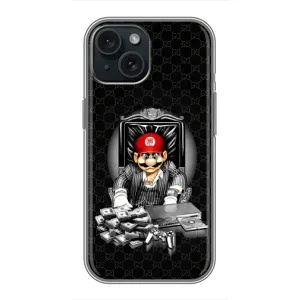 Чохли з крутими принтами для iPhone 14 - (PREMIUMPrint) (Супер Маріо)