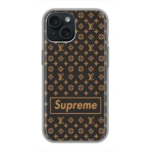 Чеохол для iPhone 14 з картинкою Supreme (AlphaPrint) (Supreme LV)