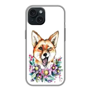 Чохли з картинкою Лисичка для iPhone 14 (VPrint) (Весела лисичка)