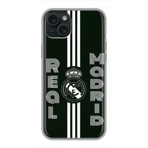 ФК Реал Мадрид чехлы для iPhone 14 Plus (AlphaPrint) (черно белый Реал)