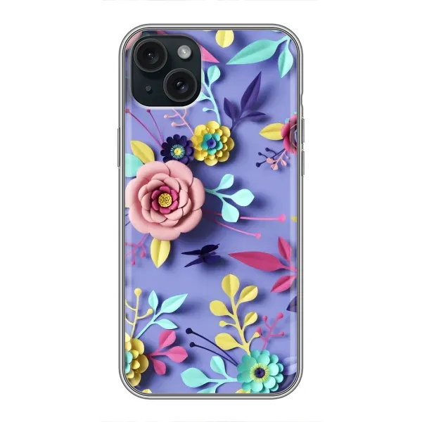 Чехол с принтом «Цветочный дизайн» для iPhone 14 Plus