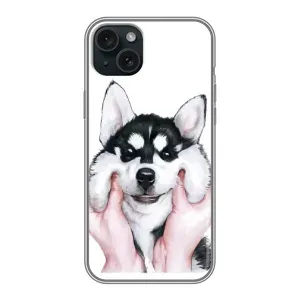 Чохли з собаками для iPhone 14 Plus (VPrint) (Радісний Хаскі)