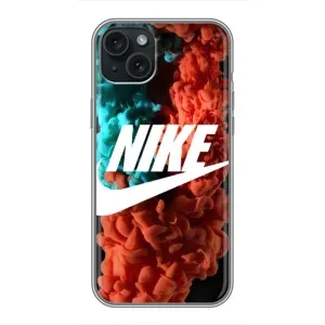 Чохол для iPhone 14 Plus - з принтом Найк (AlphaPrint) (Димчастий найк)
