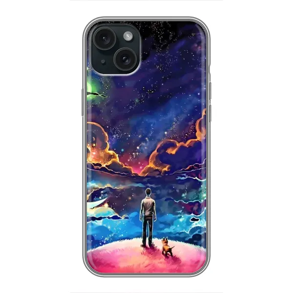 Чехол с принтом «Галактический вид» для iPhone 14 Plus