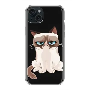 Чохол з принтом для iPhone 14 Plus (AlphaPrint) Модні коти (Сумний кіт)