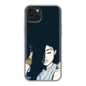 Чохол з друком для iPhone 14 Plus - (Мода) (AlphaPrint) (Гарна дівчина)