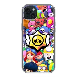 Чехол для iPhone 14 Plus Бравл Старс (VPrint)