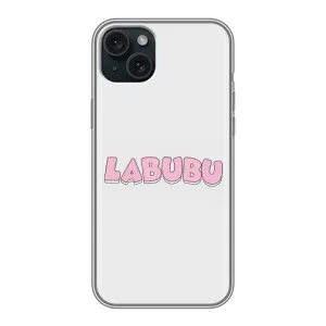 Чехол с Лабубу на iPhone 14 Plus (Лого Лабубу)