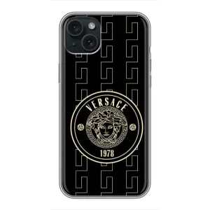Чохли VERSACE для Епл 14 Плюс (PREMIUMPrint) (Лого Версаче)