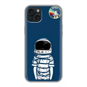 Чохол NASA для iPhone 14 Plus (AlphaPrint) (Хлопчик в шоломі)