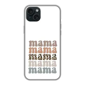 Чохли для мами на iPhone 14 Plus (Текстовий колаж мама)