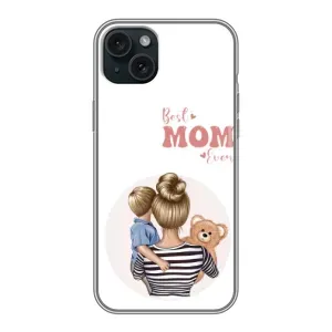 Чохли для мами на iPhone 14 Plus (Мама і син)