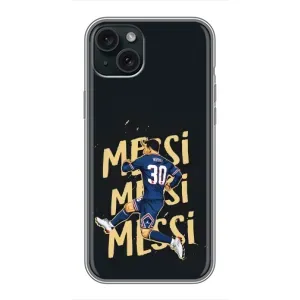 Чохли для iPhone 14 Plus (Leo чемпіон) (AlphaPrint) (Messi ПСЖ)