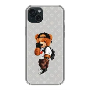 Бренднові Чохли для iPhone 14 Plus - (PREMIUMPrint) (Ведмедик Луі)
