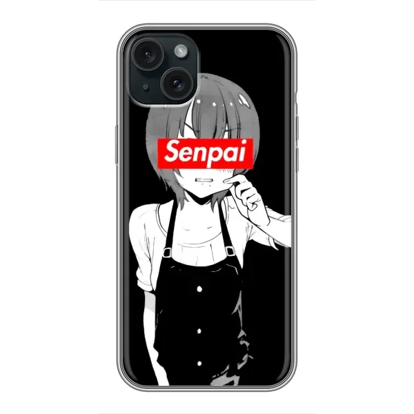 Чохол з принтом «Senpai» для iPhone 14 Plus