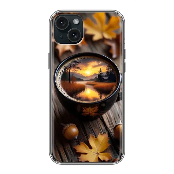 Чехол с принтом «Темный кофе» для iPhone 14 Plus Чехол с принтом «Темный кофе» для iPhone 14 Plus