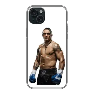 Чохол з картинкою Олександр Усик для iPhone 14 Plus (Усик на білому)