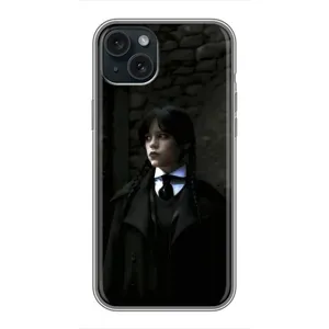 Чехол с дизайном Венздей 2 на iPhone 14 Plus (Темный стиль Уэнздей)