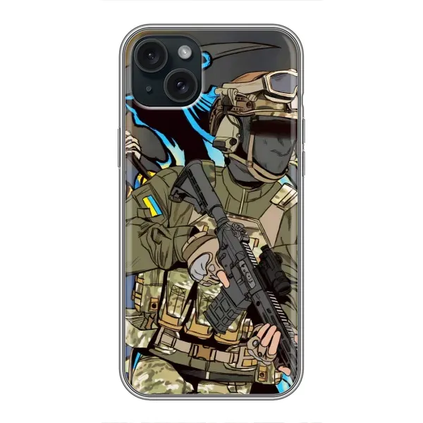 Чехол с принтом «Воин ВСУ» для iPhone 14 Plus