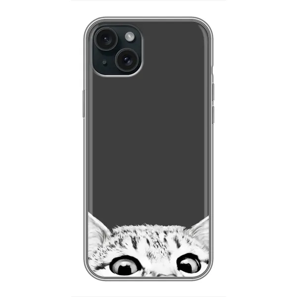 Чехол с принтом «Выглядывает кот» для iPhone 14 Plus
