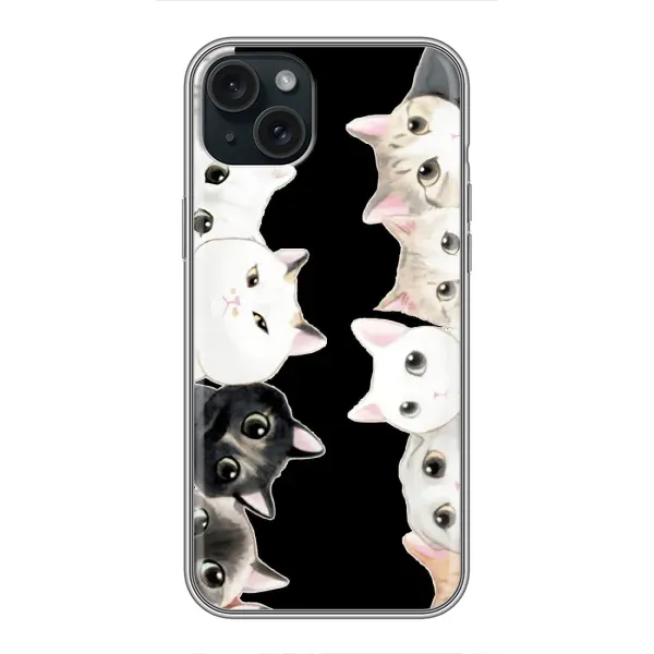 Чехол с принтом «Взгляд котов» для iPhone 14 Plus