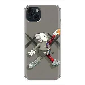 Чохли для iPhone 15 Plus - Bearbrick Louis Vuitton (PREMIUMPrint) (Беарбрік Джордан)