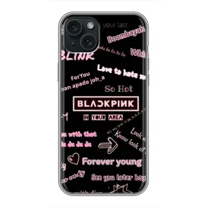 Чохол з музикальним гуртом для iPhone 15 Plus (BLACKPINK)