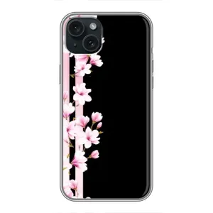 Чохол для Apple 15 Плюс - з принтом (Дизайнерські) (AlphaPrint) (Квіточки)