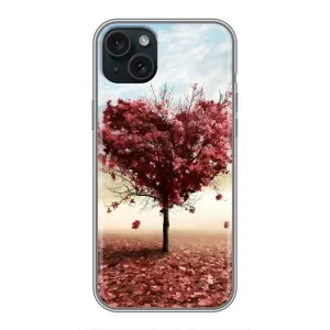 Чехлы для любимой на Apple 15 Плюс (VPrint) (Дерево серце)