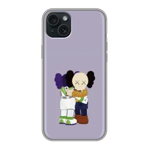 Чохли для iPhone 15 Plus - Bearbrick Louis Vuitton (PREMIUMPrint) (Дружба Беарбрік)