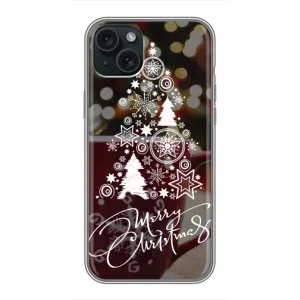 Різдвяні Чохли для iPhone 15 Plus (VPrint) (Ялинка яскрава)