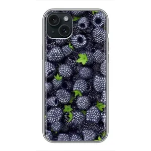 Чохли з фруктами для iPhone 15 Plus (VPrint) (Ожина)