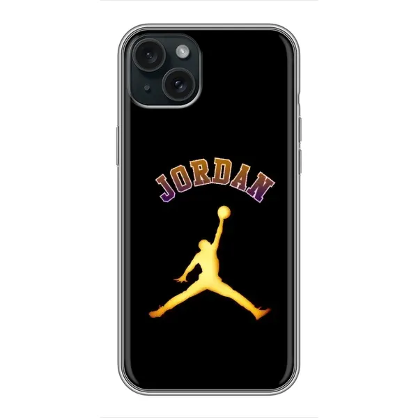Чехол с принтом «Jordan Gold» для iPhone 15 Plus
