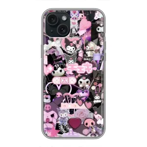 Чохол з кроликом Куромі на iPhone 15 Plus (Колаж Куромі)