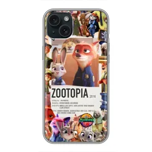 Чехол с принтом «Постер Зверополис» для iPhone 15 Plus