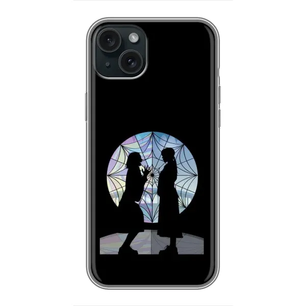 Чохол з принтом «кімната Венздей» для iPhone 15 Plus Чохол з принтом «кімната Венздей» для iPhone 15 Plus