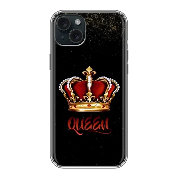 Чехол с принтом «Корона короля» для iPhone 15 Plus Чехол с принтом «Корона короля» для iPhone 15 Plus